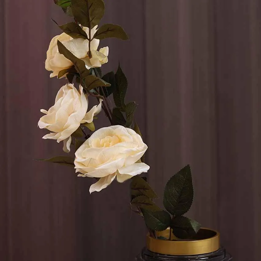 Agustin Autumn Open Peony Artificial Flower | Vase Not Included