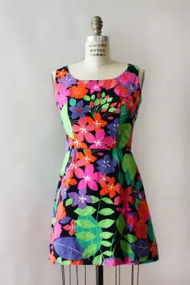 Alexa 60s Floral Mini Dress S