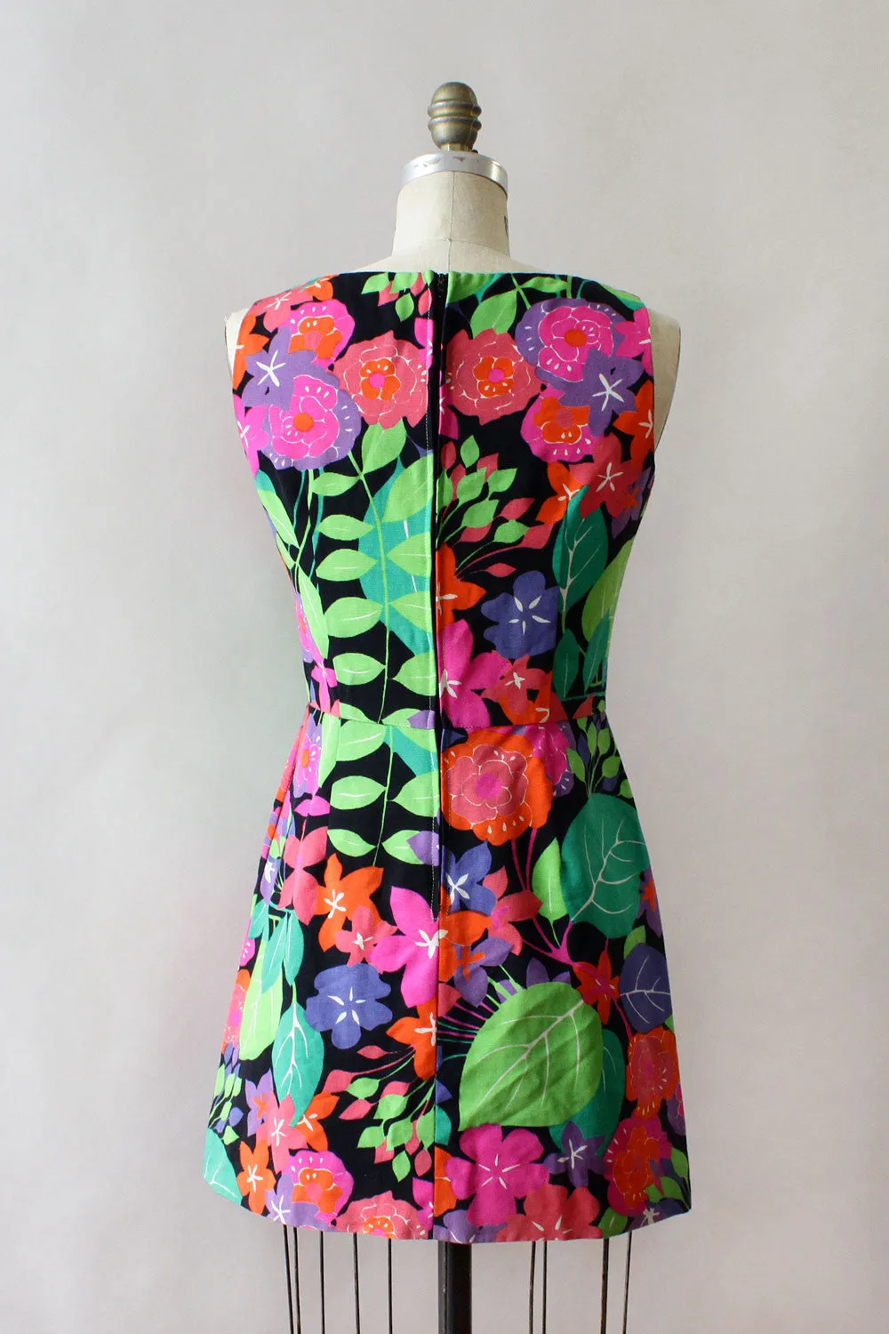 Alexa 60s Floral Mini Dress S