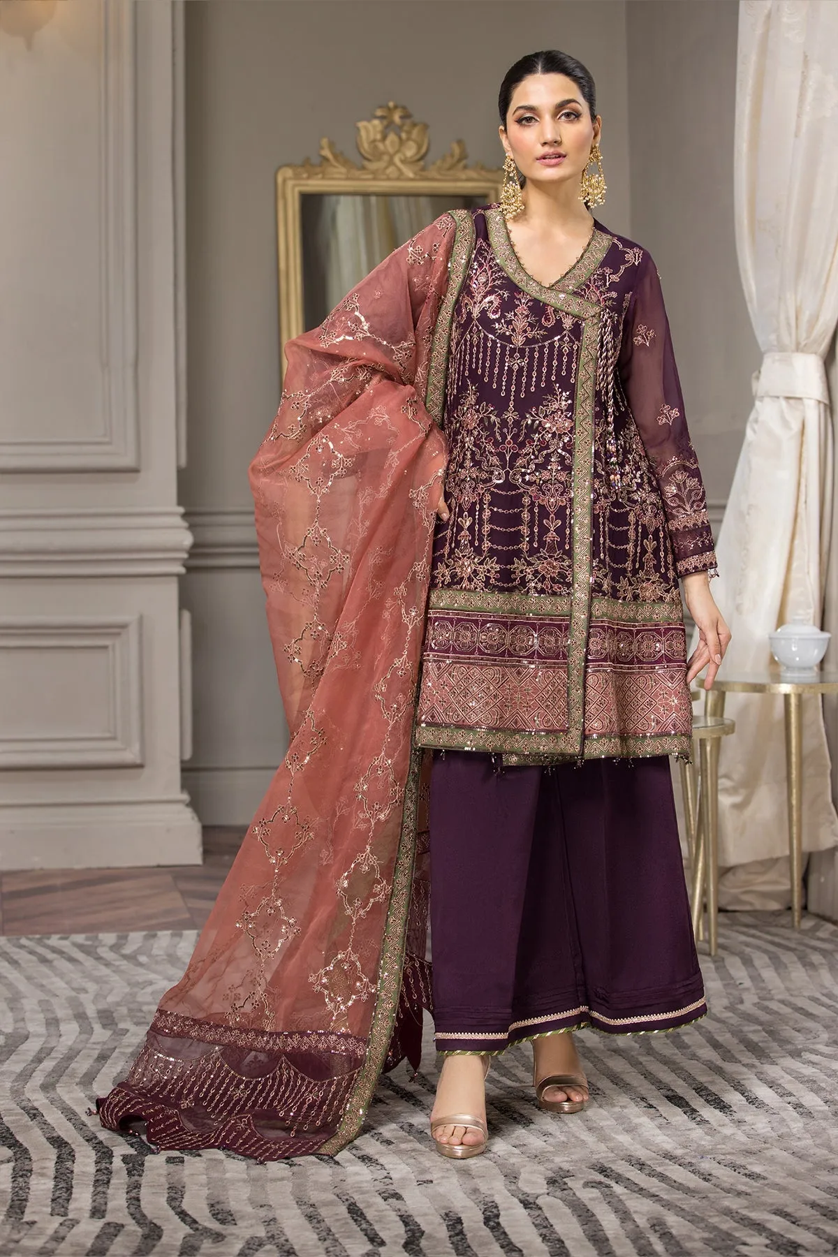 Alizeh Aqs-e-Dast Festive Chiffon Collection 2022 – Lehr