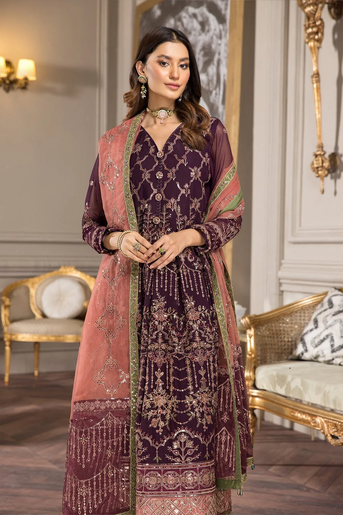 Alizeh Aqs-e-Dast Festive Chiffon Collection 2022 – Lehr