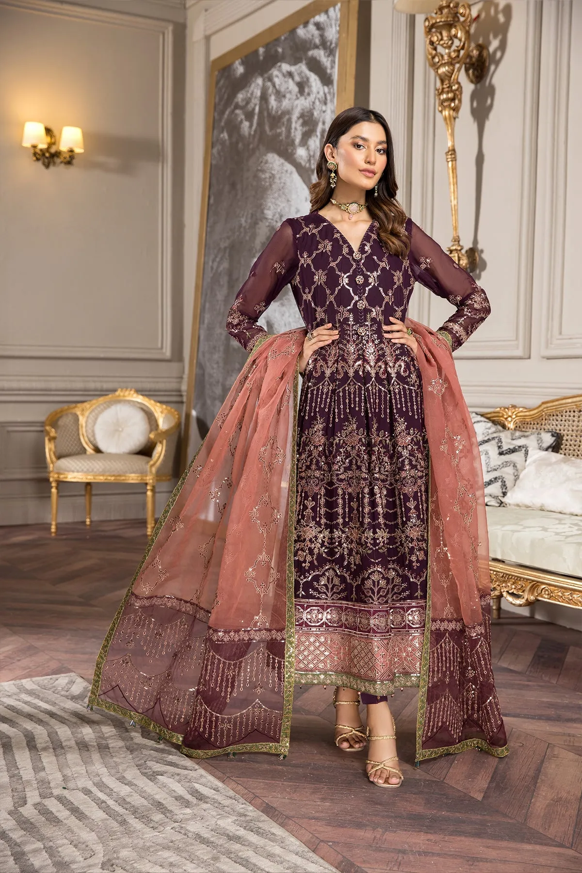 Alizeh Aqs-e-Dast Festive Chiffon Collection 2022 – Lehr