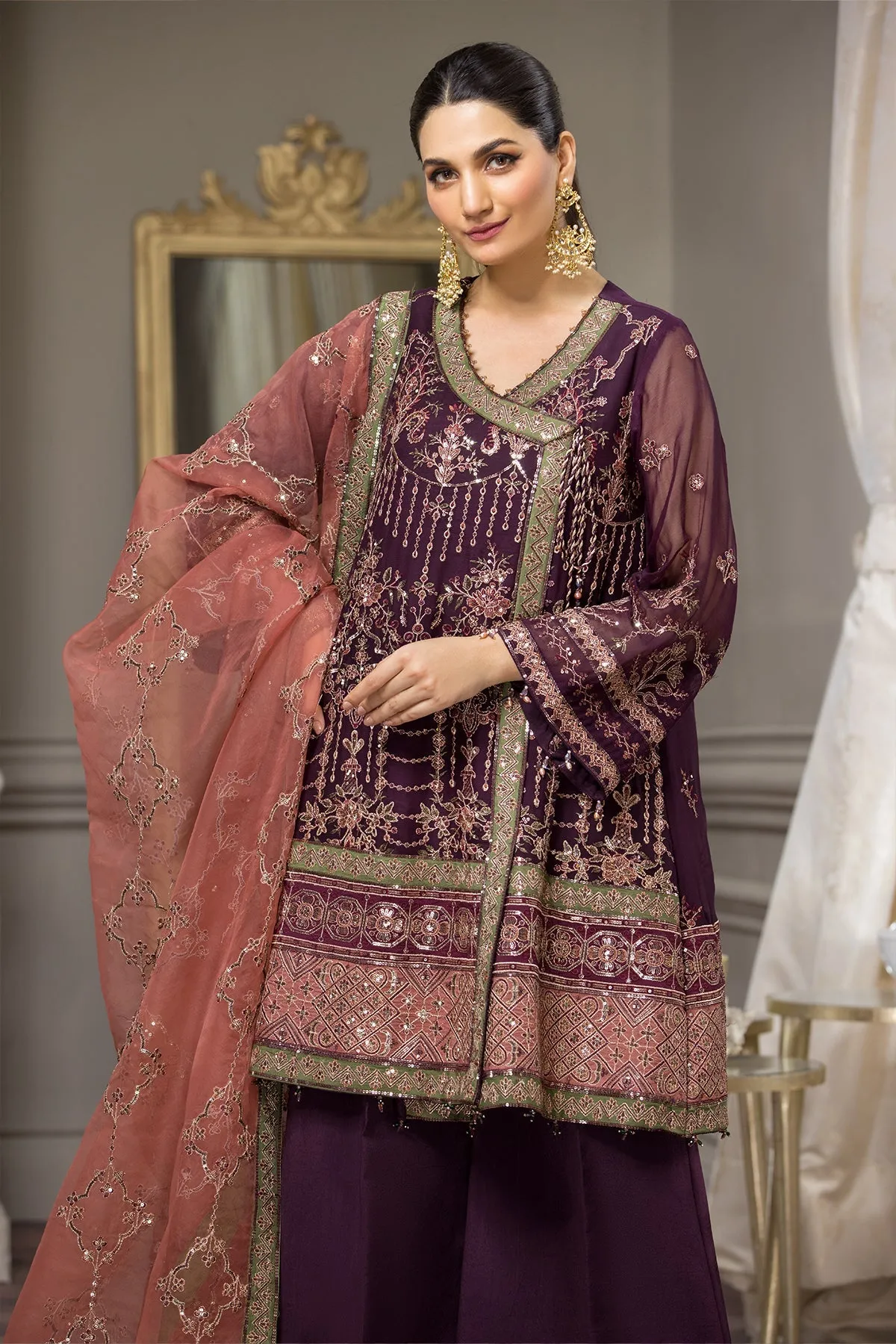 Alizeh Aqs-e-Dast Festive Chiffon Collection 2022 – Lehr