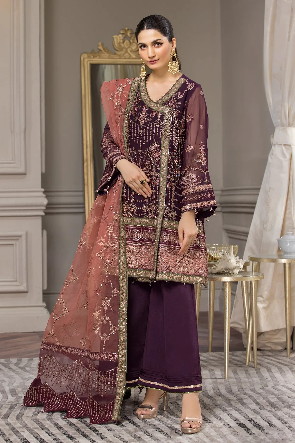 Alizeh Aqs-e-Dast Festive Chiffon Collection 2022 – Lehr