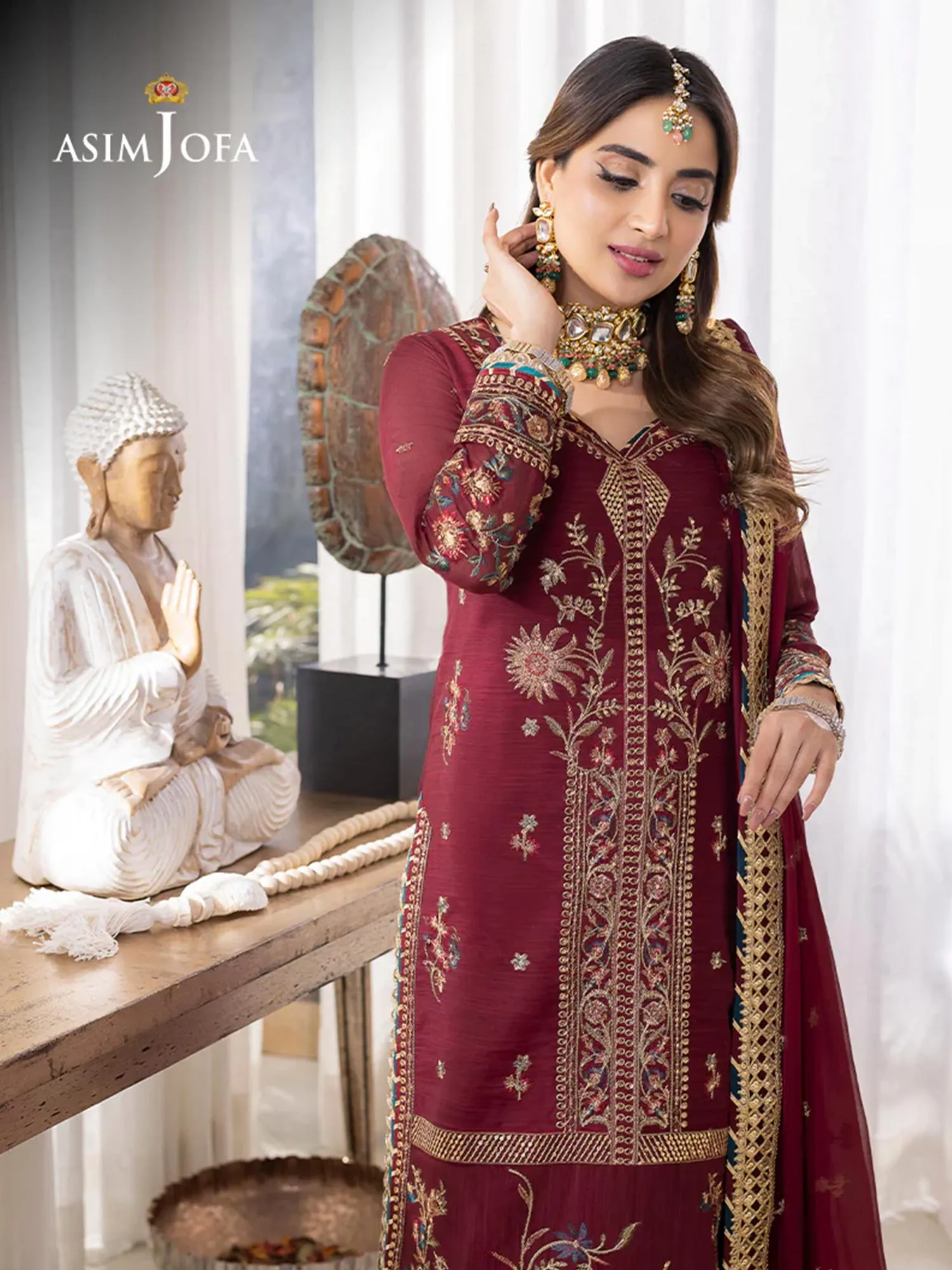 Asim Jofa "Jhil Mil" Luxury Ready-to-Wear Suit (AJJM-10)