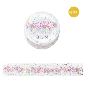 BGM Foil Stamping Masking Tape: Life - Flower Line