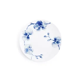 Blue Orchid Tidbit Plate Set