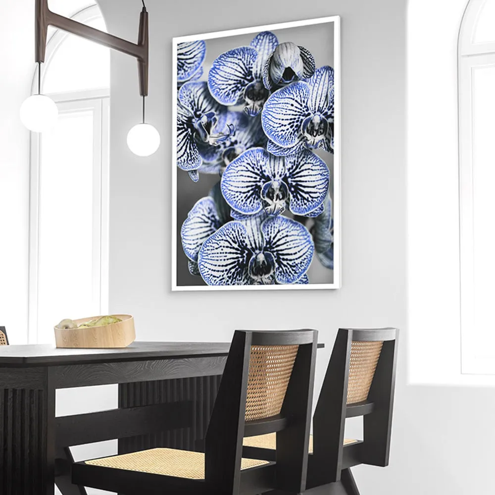 Blue Vein Orchids - Art Print