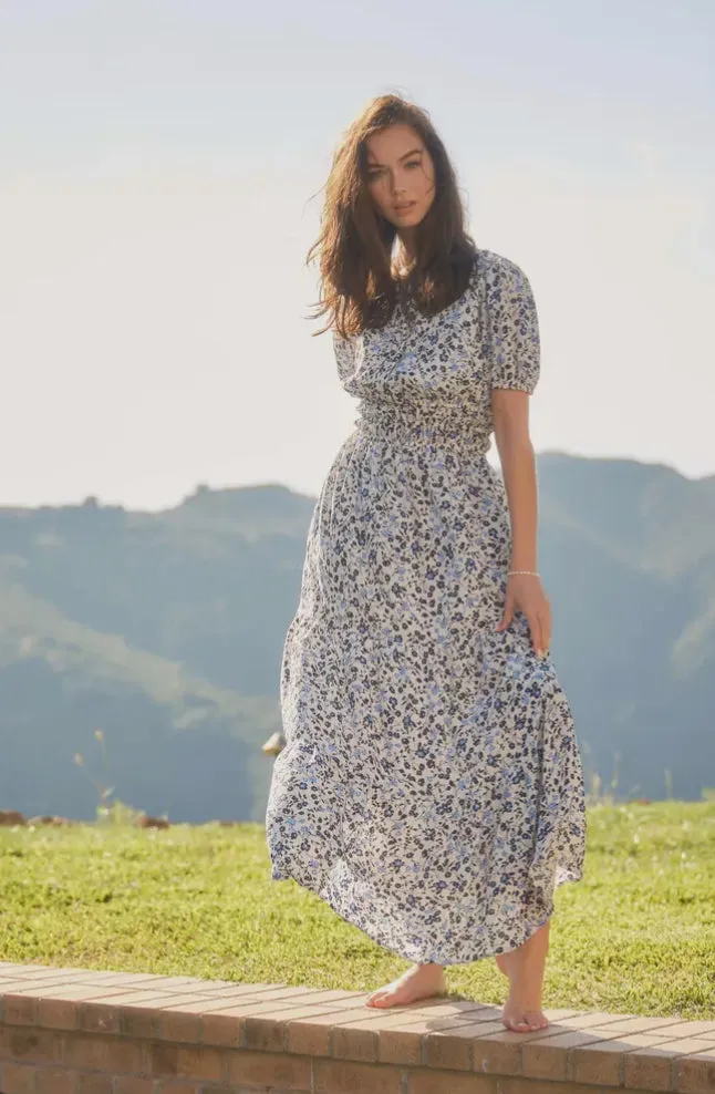 Blue Wildflower Maxi