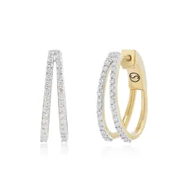 Circled Ezhal Diamond Earrings*