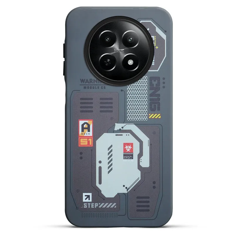 Circuit Printed Back Cover Case Realme 12 5G