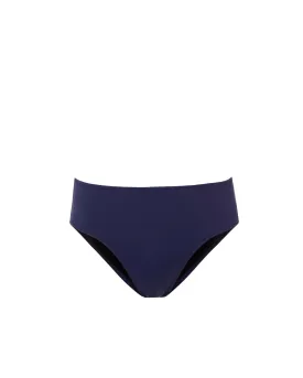 Classic Midrise Bottom In Navy Texture