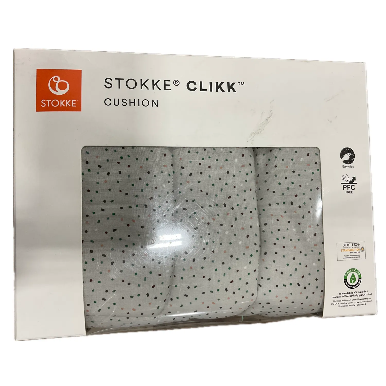 Clikk Cushion - Grey Sprinkles