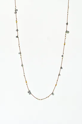 Dew Drop Necklace - Sapphire