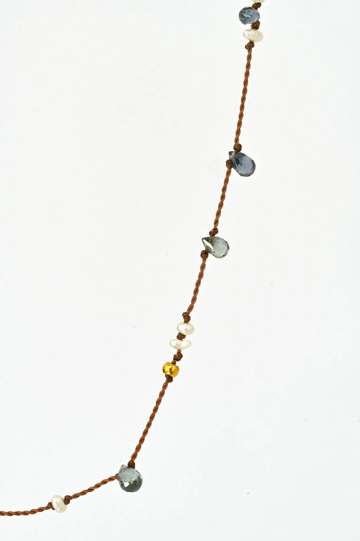 Dew Drop Necklace - Sapphire