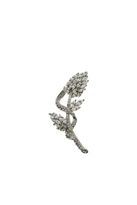 Elen Henderson Flower Design Crystal Broach