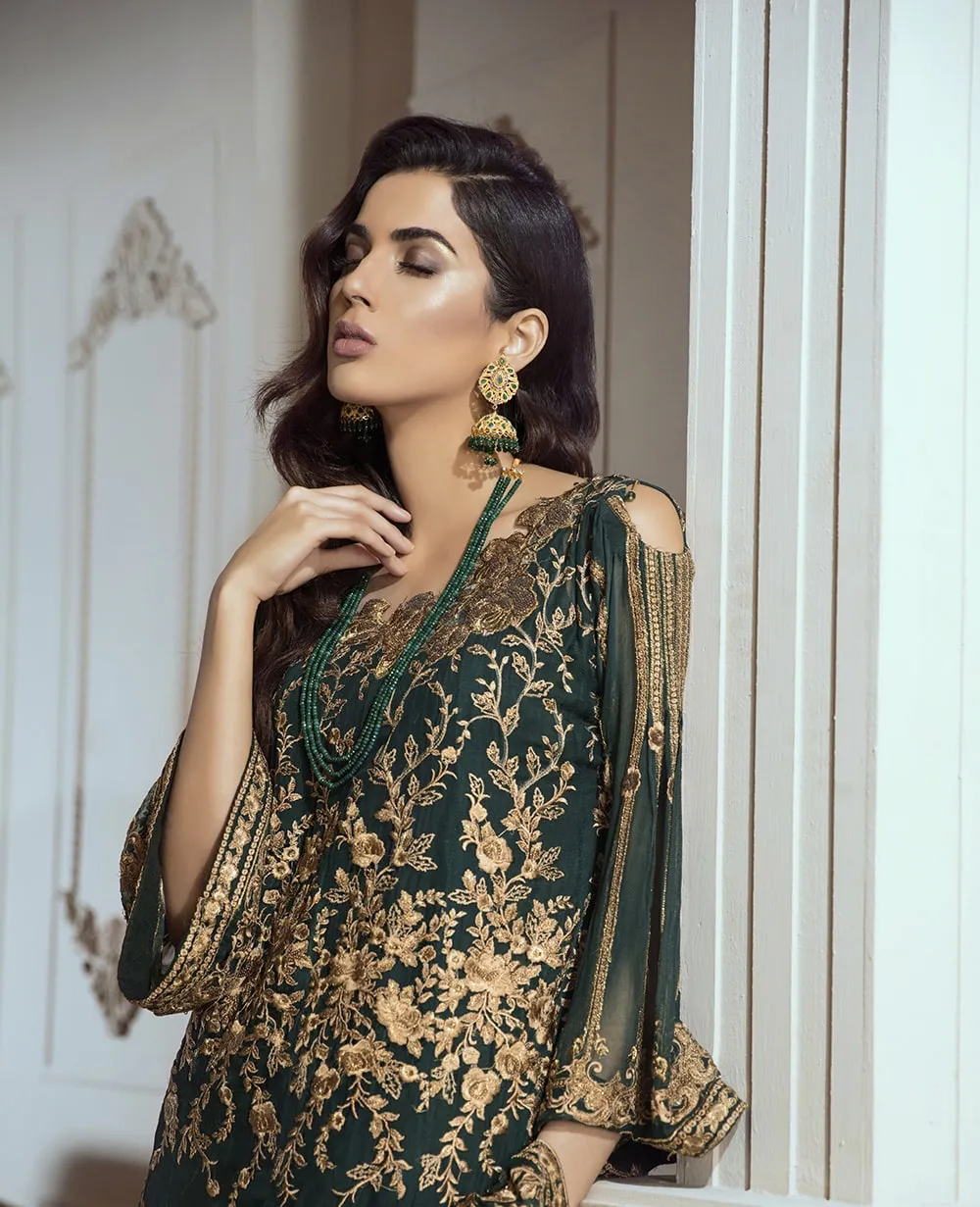 Eshaal Luxury Embroidered Chiffon Collection Vol-4 by Emaan Adeel – Vineryard Co-ords