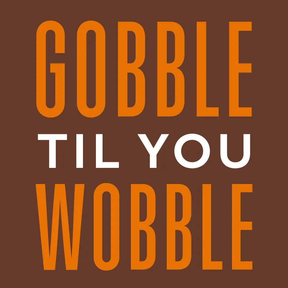 Fall Cocktail Napkins 20ct | Gobble Til You Wobble