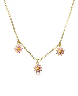 Flowers Dangle Necklace