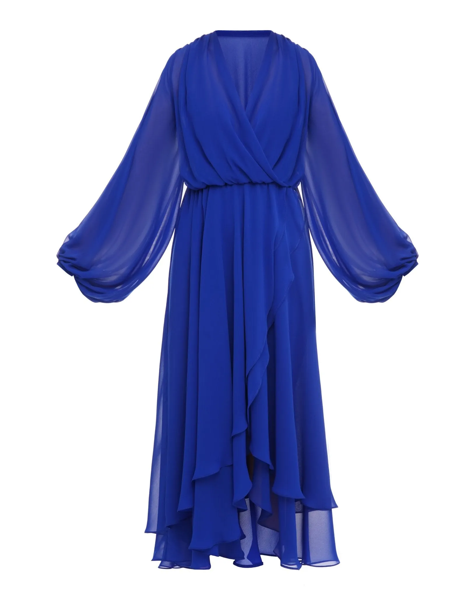 Fuego Asymmetrical Blue Dress