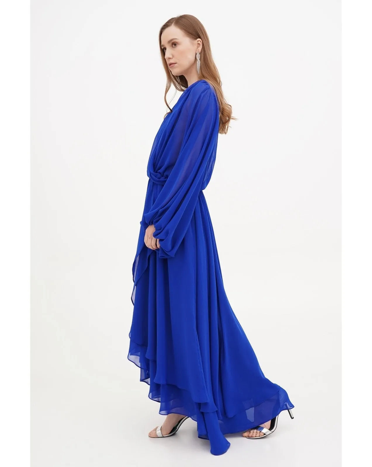 Fuego Asymmetrical Blue Dress