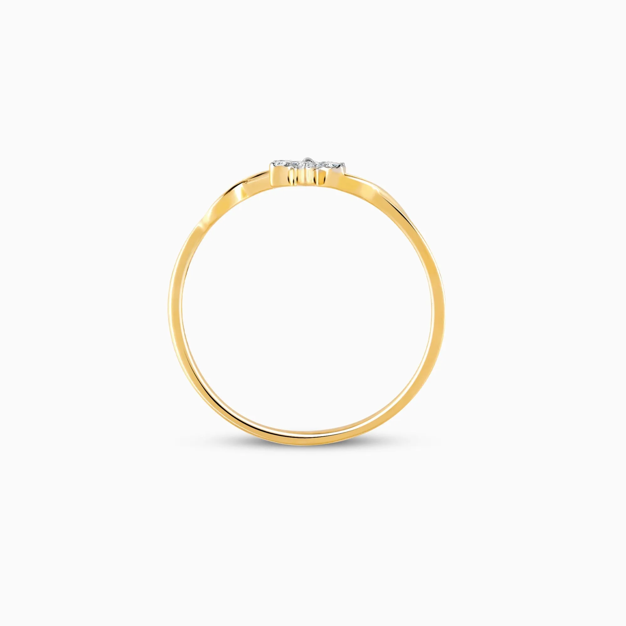 Gold Blooming Jasmine Diamond Ring