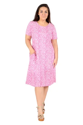 La Cera Plus Size A-Line Knit Dress