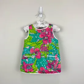 Lilly Pulitzer Girls Skip On It Shift Dress 6-12 Months