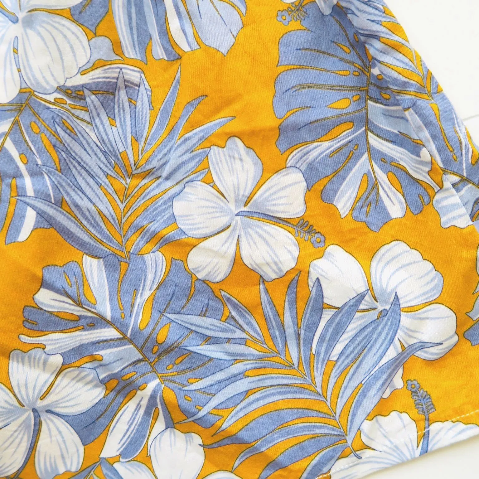 Magnolia Dress in Aloha Yellow Print