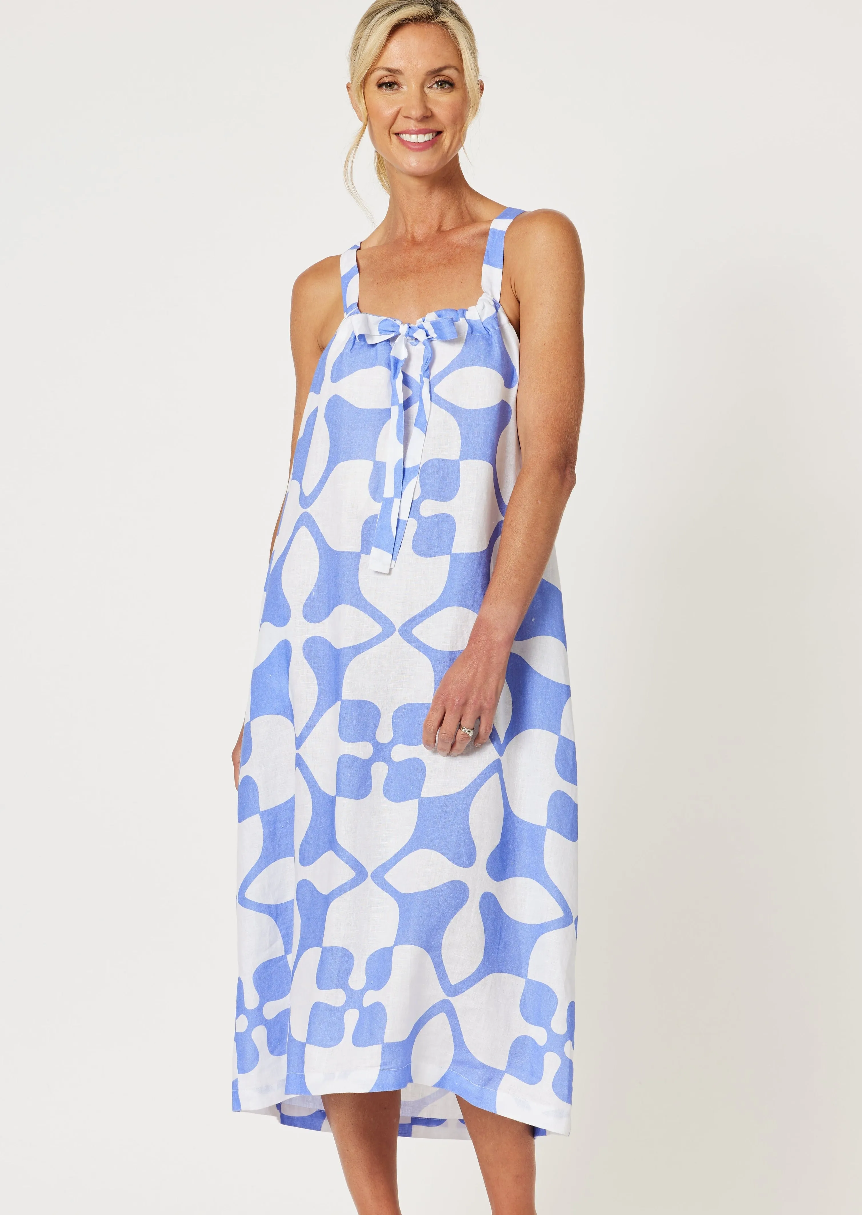 Pantile Print Dress