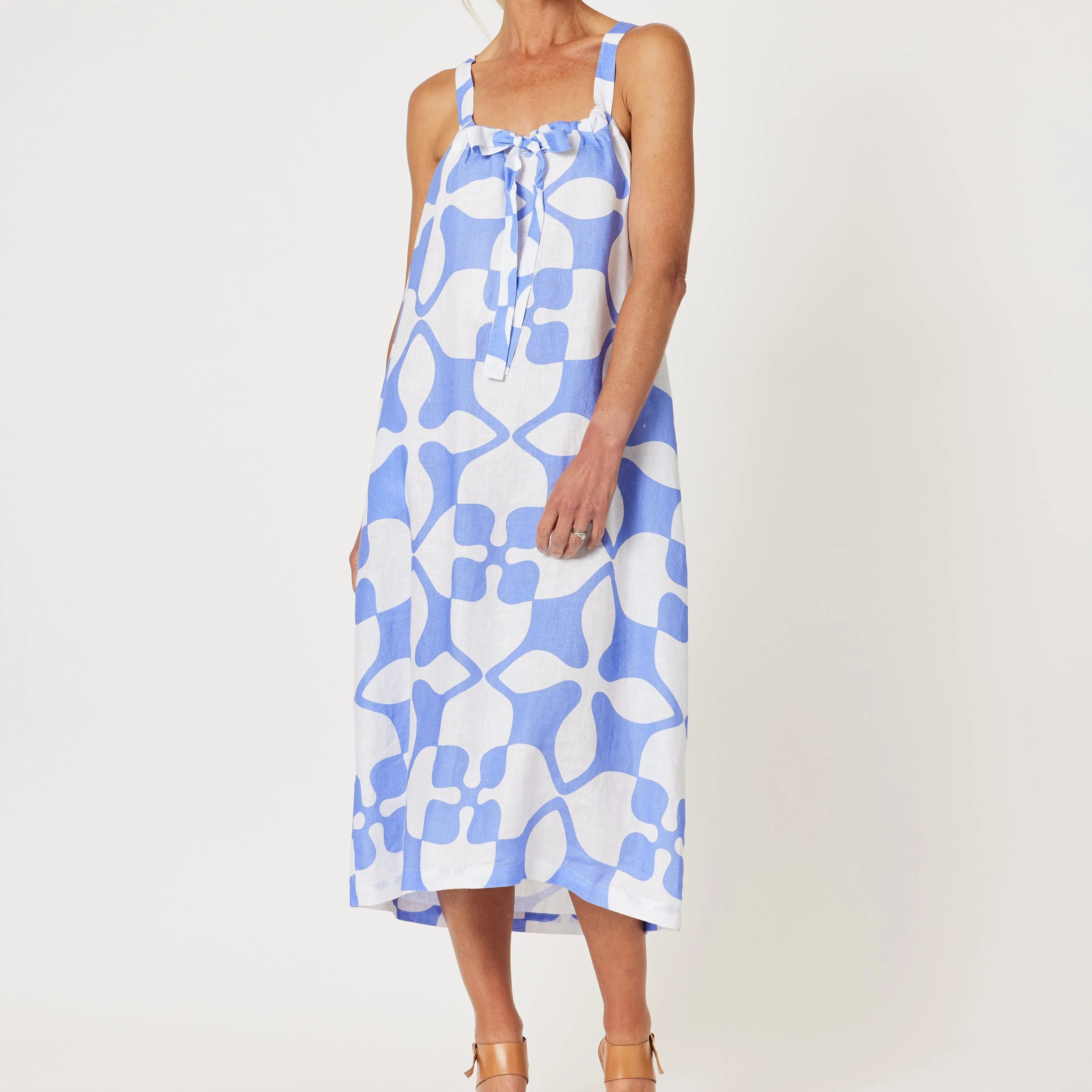 Pantile Print Dress