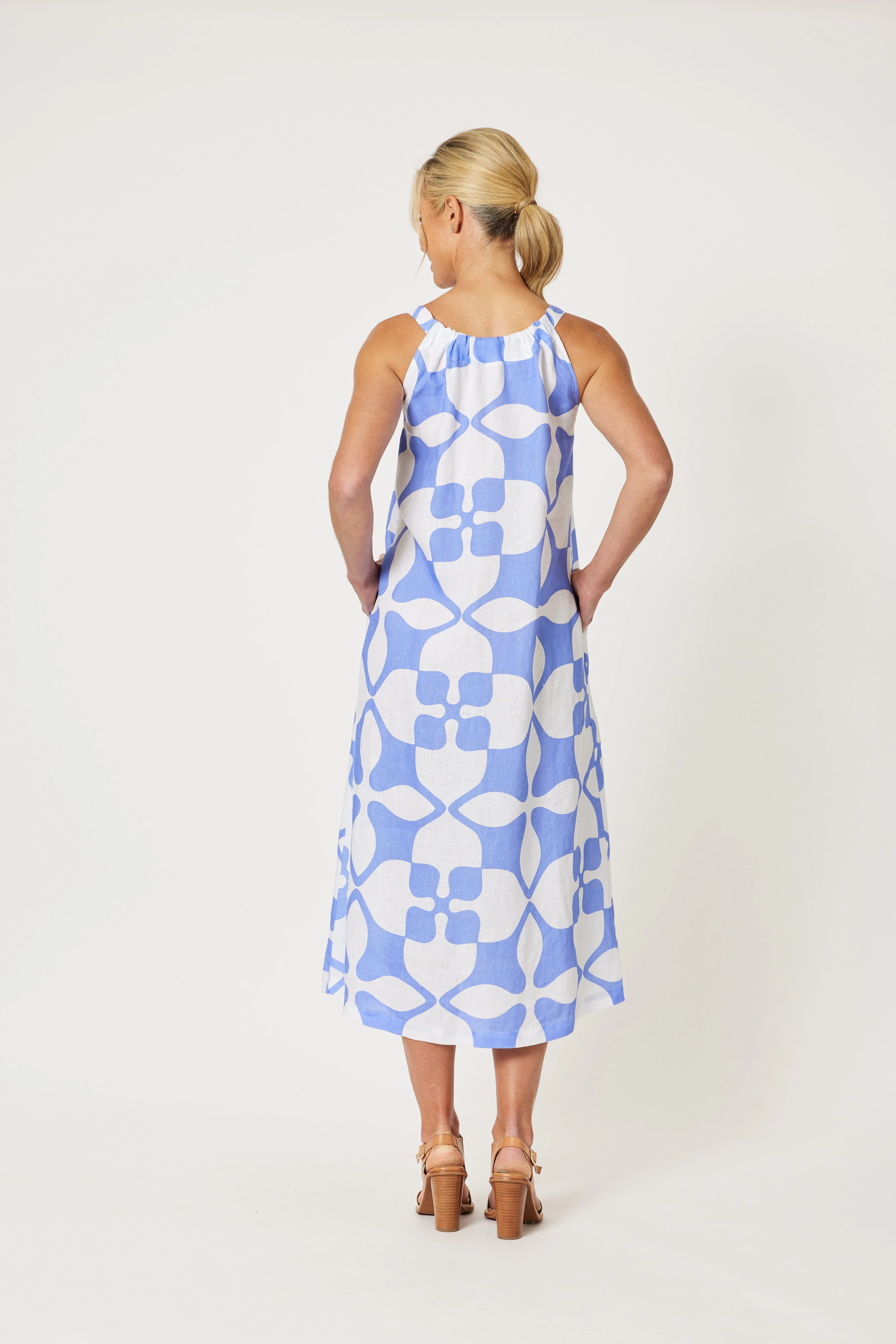 Pantile Print Dress