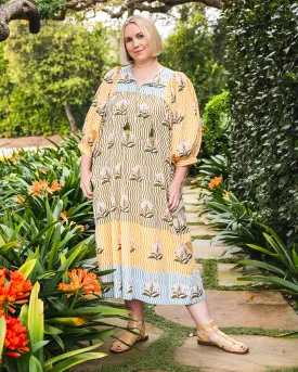 Printfresh   Lars Handpicked - Flower Charmer Midi - Greenhouse