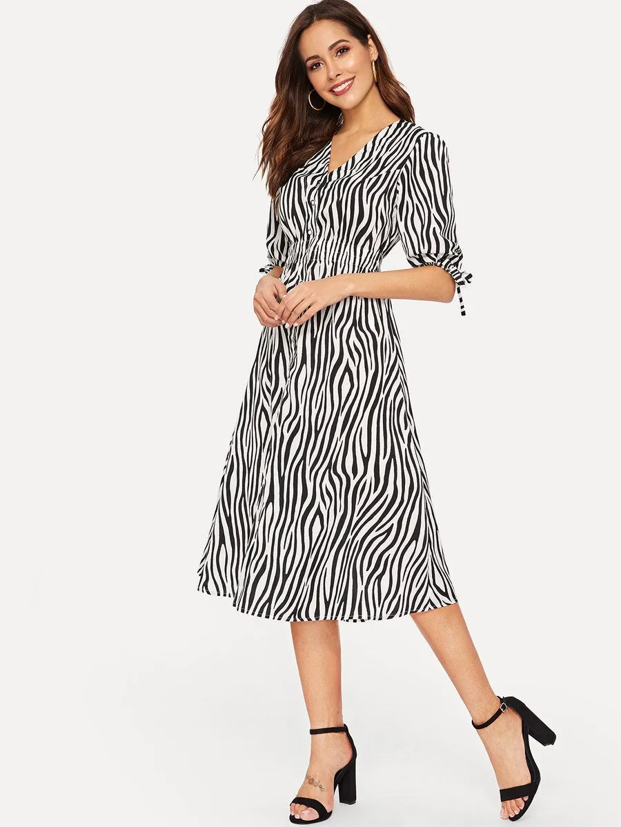 Zebra Print Dress