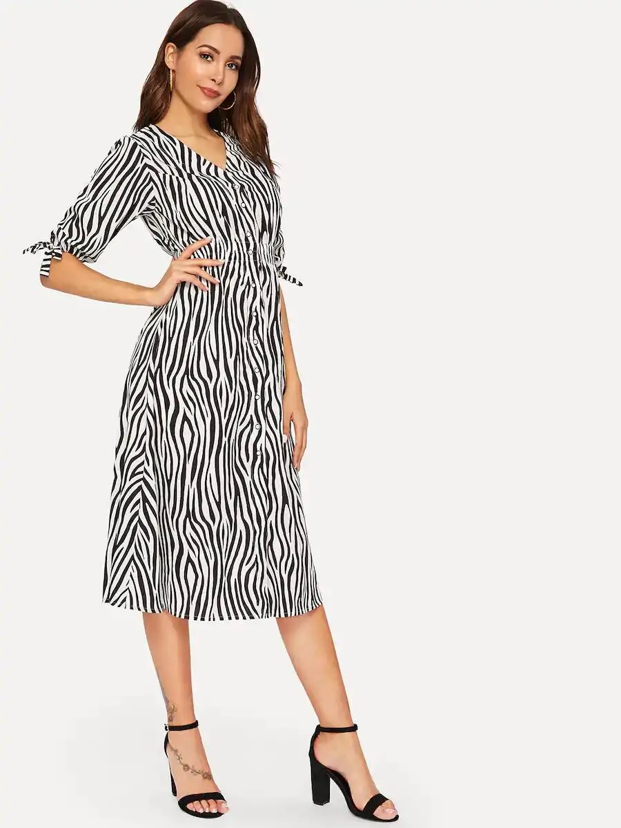 Zebra Print Dress