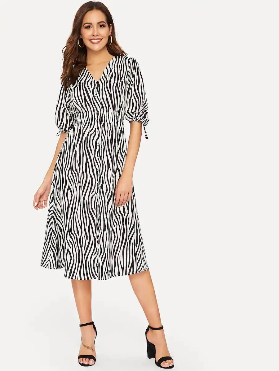 Zebra Print Dress